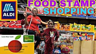 FOOD STAMP GROCERY SHOPPING VLOG AT ALDI’S & KROGER ON A TIGHT BUDGET