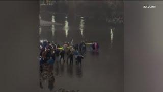 Boise State fans tore down a goalpost and threw it in the river - now the school wants it back