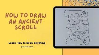 How to Draw an Ancient Scroll