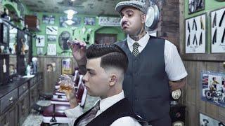  ASMR BARBER - From HIPPIE to GENTLEMAN - Epic SKIN FADE transformation