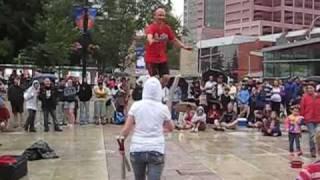 Mr. Spin Unicycle Act - Edmonton Street Performers Festival