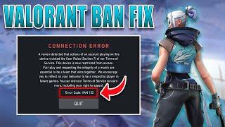 How To Get UNBANNED From VALORANT Using a HWID Spoofer (VAN 152 & VAL 5 Restriction Fix)