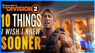 DIVISION 2 TIPS and TRICKS I Wish I Knew SOONER... (2023 GUIDE)