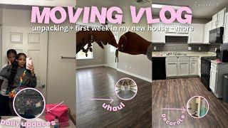 Moving into my new apartment Ep. 2 | unpacking + decorating | cooking + more ᡣ𐭩