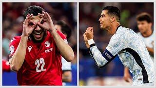 L'EXPLOIT DE LA GEORGIE VS LE PORTUGAL ! LA BELGIQUE JOUERA LA FRANCE DANS LE TOCARICO (EURO 2024)