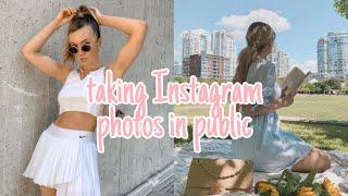 ALL MY SECRETS! how I take my instagram photos in PUBLIC by MYSELF