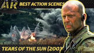 Warlords MUST FEAR BRUCE WILLIS | Best Action Scenes | TEARS OF THE SUN (2003)