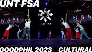 UNT FSA Cultural // Goodphil 2023 [Front Row]