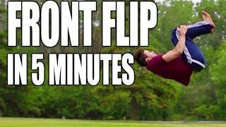 How to Front Flip Tutorial | Only 5 Minutes to Learn