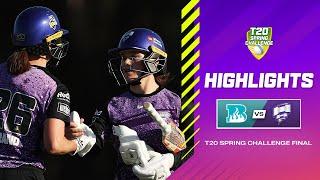 Final Ball Thriller! Hurricanes Edge Heat To Win First T20 Spring Challenge