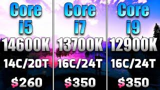 Core i5 14600K vs Core i7 13700K vs Core i9 12900K | PC Gameplay Tested