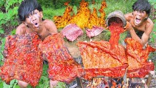 Cook Pork Rib Recipe Yummy Eatng By Kmeng Prey / Wilderness Cooking