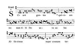 Dominica in Sexagesima (Sexagesima Sunday) - Graduale (Sciant gentes)