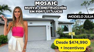 Comunidad Mosaic: 2 Recámaras, 2 Baños desde $474,990 | Nueva Construcción en Port St. Lucie, FL