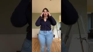 Jeans on a size 20 body #plussize #curvy