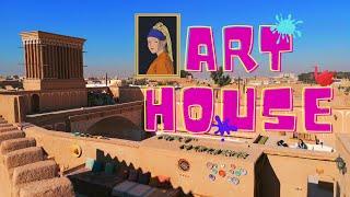 Yazd Art House "The roof of Yazd" & so many colors!