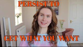 How to build discipline + persist in your manifestation