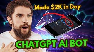 Crypto Arbitrage Strategy: Made $2K in Day with ETH Trading Bot | 2024 ChatGPT AI Bot