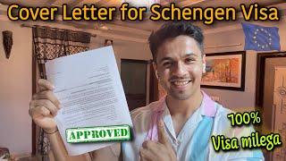 Cover letter for Schengen Visa 2024 | How to write a Cover letter