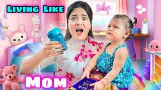 Adopting a Baby & Living Like a Mom for 24 hours ‍ | *Zindagi Barbaad Ho Gaya* 