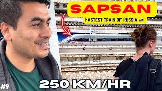 Indian traveling first time in Russian train  | Saint Petersburg to Moscow by train