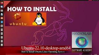 How to Install Ubuntu Linux 22.10 desktop-amd64