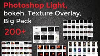 Photoshop Light bokeh Texture Overlay Big Pack | NJ Digital Studio