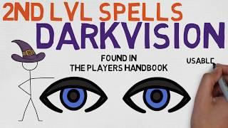 2nd Level Spell #19: Darkvision (5E)