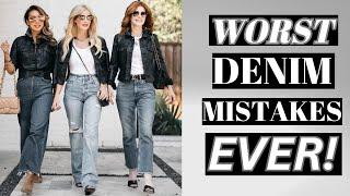 Biggest Fashion Mistakes When Wearing Jeans | Fashion Over 40