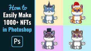 How to make NFT Collection in Photoshop (Fast & Easy)