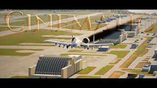 A-10c thunderbolt II emergency landing || Andersen Air Force Base (cinematic)... #dcs