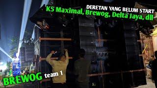 Deretan sound system karnaval tlogosari donomulyo k5 Maxinal, BREWOG, Delta Jaya, dll