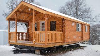 The Adirondack - The Perfect Log Cabin on Wheels