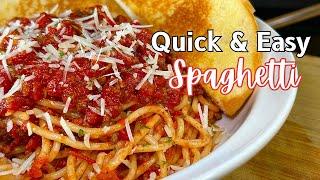 Quick and Easy Homemade Spaghetti Sauce 20 Minutes