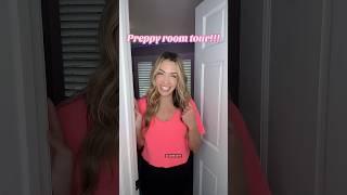 PREPPY ROOM TOUR!! ️ Come for a tour inside my daughter’s preppy bedroom!