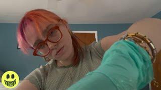 ASMR arm/neck/shoulder massage (uncut asmr) gloves & aloe