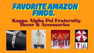 Favorite Amazon Finds / Stylish Kappa Alpha Psi Fraternity Decor / Click the link to shop