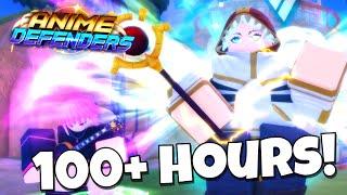 I PLAYED ANIME DEFENDERS FOR 100+ Hours and Became OVERPOWERED