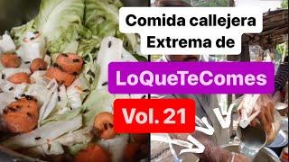 Compilación de comida callejera extrema de lo que te comes. Vol. 21