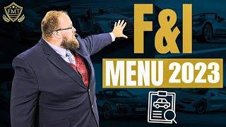 F&I Menu Presentation in 2024 - The best way to present the F&I Menu