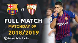 FC Barcelona vs Sevilla FC (4-2) Matchday 9 2018/2019 - FULL MATCH