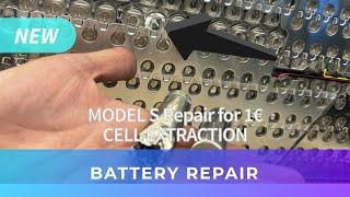 Repair Tesla battery for 1€ - 1 Cell Extraction