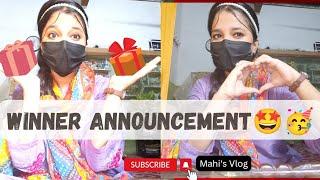 Winner Announcement | Bhai Pe Ghusa | Mahi's Vlogs