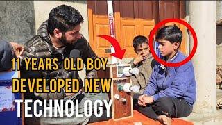 Meet 11 Years old Boy from South Kashmir, developed the latest technology to save the precious lives