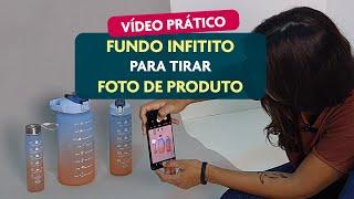 Como fazer fundo infinito para tirar foto de produto para Loja Virtual