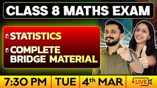 Class 8 Maths | Public Exam | Statistics | Complete Bridge Material | Exam Winner Class 8