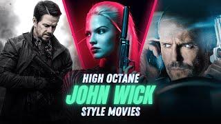 Best 10 HIGH OCTANE Action Movies Like 'John Wick' - Part 3 | Netflix, Max, Hoopla and more