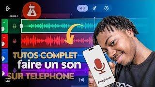 “Faire un son sur téléphone avec(BandLab): Tuto complet pour débutant : mixage , autotune + astuces”