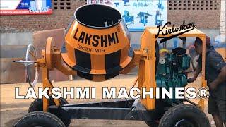 Concrete Mixer Machine with Kirloskar Diesel Engine|| LAKSHMI MACHINES