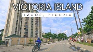 Life in Africa: Driving around Victoria Island, Lagos, Nigeria   4K UHD